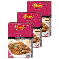 Shan Kunna Recipe and Seasoning Mix 1.76 oz (50g) - Spice Powder for Traditional Velvety Stewed Curry - Suitable for Vegetarians - Airtight Bag in a Box (Pack of 3)