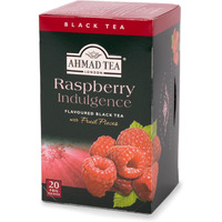 Ahmad Tea Black Tea, Raspberry Indulgence, 20 ct (Pack of 6) - Caffeinated & Sugar-Free