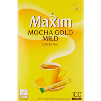 Maxim Mocha Gold Mild Coffee Mix 12g X 100pc (2.64 Pound)