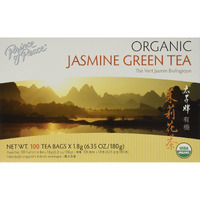 Prince of Peace Organic Jasmine Green Tea, 100 Tea Bags  100% Organic Green Tea  Unsweetened Green Tea  Lower Caffeine Alternative to Coffee  Herbal Health Benefits