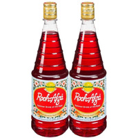 Hamdard Rooh Afza Drink | 800ML | Baking Syrup | Delicious | Vegetarian | Mix into Exotic Cocktails | Pour Over Ice Cream | Traditional Desserts | Nut Free Flavoured Syrup | Indian Origin (Pack of 2)