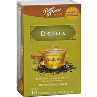 Prince of Peace Detox Tea, 2 Pack - 18 Tea Bags Each  Herbal Detox Tea  Prince of Peace  Traditional Medicinal Tea  Herbal Tea Bags  Detox Herbal Tea Supplement