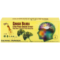 Prince Of Peace Ginkgo Biloba & Red Panax Ginseng Extract, 30 Bottles, 0.34 fl. oz. Each  Ginkgo Biloba Supplement  Chinese Red Panax Ginseng Extract  Supports Overall Well-Being