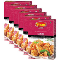 Shan - Karahi Seasoning Mix (50g) - Spice Packets for Karahi Masala (Pack of 6)