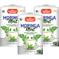 Caribbean Dreams Moringa Mint Tea, 4.23 oz (Pack of 3)