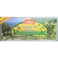 Caribbean Dreams Green Tea & Mint, 24 Tea Bags (3 Pack)