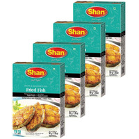 Shan - Fried Fish Seasoning Mix (50g) - Spice Packets for Spicy Fried Fish (Pack of 4)