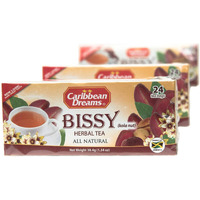 Caribbean Dreams Bissy Tea (Kola Nut), 24 tea bags (Pack of 3) by Caribbean Dreams