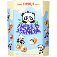 Meiji Hello Panda Family Pack Cookie, Vanilla, 9.1 Ounce