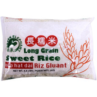 Green Elephant Thai Pure White (Glutinous) Long Grain Sweet Rice 4.4 lbs_AB