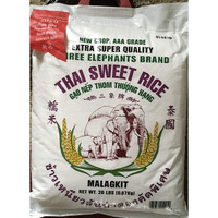 Three Elephants Thai Sweet Rice, 20 Pound