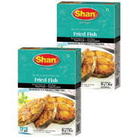 Shan - Fried Fish Seasoning Mix (50g) - Spice Packets for Spicy Fried Fish (Pack of 2)