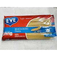 Eve Macaroni Pasta 800g (1lb 12.2oz) from Trinidad & Tobago 100% Darum Semolina