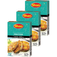 Shan - Fried Fish Seasoning Mix (50g) - Spice Packets for Spicy Fried Fish (Pack of 3)