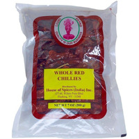 Laxmi Whole Red Chillies for Traditional Indian Cooking - 14oz