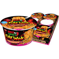 Nissin Hot & Spicy Fire Wok, Scorchin' Sesame Shrimp, 4.55 Ounce (Pack of 6)