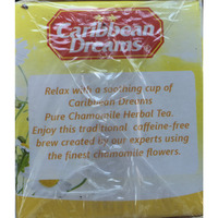 Caribbean Dreams Chamomile Herbal Tea Caffeine Free, 24 Tea Bags (1 Pack)
