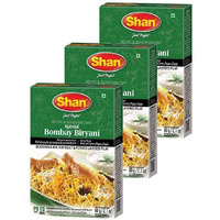 Shan - Bombay Biryani Seasoning Mix (60g) - Spice Packets for Spicy Meat Pilaf (Pack of 3)