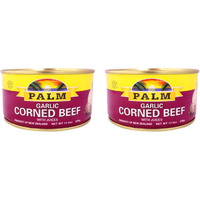 Palm Corned Beef Garlic Flavored with Juices 326g, 2 Pack