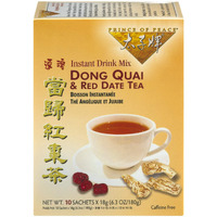 Prince of Peace Dong Quai & Red Date Instant Tea 10 tea bags (Pack of 5)