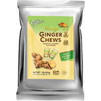 Prince of Peace Ginger Chews with Mango, 1 lb.  Candied Ginger  Mango Candy  Mango Ginger Chews  Natural Candy