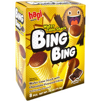 Hapi Bing Bing Ice Cream Scone Snack, Chocolate, 2.51 Ounce