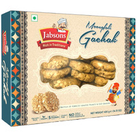 Jabsons - Brittles of Roasted Peanuts in Jaggery (Moongfali Gachak) Net Weight: 400g (14.10oz)