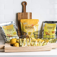Prince of Peace Ginger Chews With Lemon, 1 lb.  Candied Natural Candy