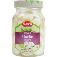 Sera Pickled Garlic in Brine Great for Salads! Glass Jar 11oz