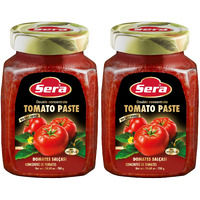 Sera Double Concentrate Tomato Paste 24.7 oz (2 PACK) | 100% All Natural | No Additives | No Preservatives | Perfect For Pizza, Soup, Stews, Tikka Masala, Shakshouka!