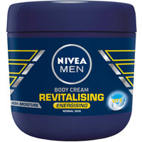 Nivea Men Body Cream Revitalising Body Cream, 13.5oz, with caring Vitamin E- for a revitalised skin feeling