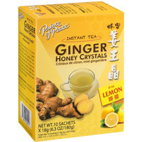 Prince of Peace Ginger & Lemon Honey Crystals (18g x 10) (Pack of 3)