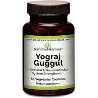 Yograj Guggul 500 mg Per Serving Vegetarian Capsules| Supports of Joints & Muscles Health| Promotes Skeletal & neuromuscular Health