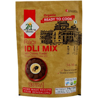 24 Mantra Organic Ragi Idli Mix 216 Gram, 3 Simple Steps To Make 14 To 16 Ragi Idlis - 24 Mantra