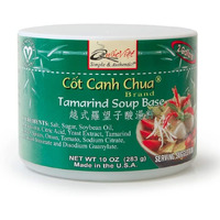 Quoc Viet 2-Pack of Tamarind Flavored Soup Base Cot Canh Chua Brand 10 oz Plastic Jar 2 Pack