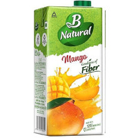 B Natural Aam Panna Fruit Beverage, Goodness of fiber, Made with choicest Mangoes- 1 liter