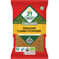 24 Mantra Organic Cumin Powder/Zeera Powder/Jeelakarra - 100% Organic | Chemical Free & Pesticides Free | Unadulterated | Rich & Strong Flavour 7 Oz