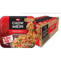 Nissin Chow Mein Noodles, Teriyaki Beef, 4 Ounce (Pack of 8)