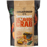 The Golden Duck Salted Egg Crab Seaweed Tempura