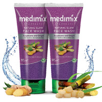 Medimix Ayurvedic Natural Glow Face Wash, 100ml (Pack of 2)