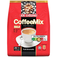 Aik Cheong Instant 3 in 1 Coffee Mix Campuran Minuman Kopi 600g. (20g.x30 Sachets)