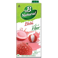 B Natural Litchi, Goodness of Fiber, 1 Litre