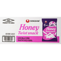 Nongshim Snacks, Honey Twist, 2.82 Ounce (Pack of 12)