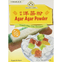 Golden Coins Agar Agar Powder, 6oz Oriental Dessert, Product of USA (4 Pack)