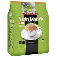 4 Pack Aik Cheong Teh Tarik Milk Tea Beverage Silky Smooth Imported from Malaysia (4x15 sachets)