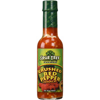 Spur Tree Crushed Red Pepper Sauce  Organic Crushed Red Pepper Sauce for an Authentic Jamaican Experience  Organic Red Pepper Sauce to Spice Up Your Dish (5 Oz, 2 Pack)