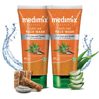 Medimix Ayurvedic Anti Tan Face Wash, 100ml (Pack of 2)