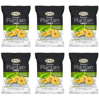 Grace Salted Green Plantain Chips 2.5oz - Platanitos, Non-GMO, Gluten Free, No Trans Fat (6 Packs)