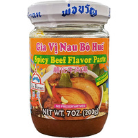 Por Kwan Gia Vi Nau Bo Hue - Spicy Beef Paste (2 Pack, Total of 14oz)