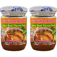 Por Kwan Gia Vi Nau Bo Hue - Spicy Beef Paste (2 Pack, Total of 14oz)